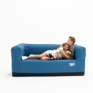 Slouch Couch Inflatable Loveseat - Basecamp Blue