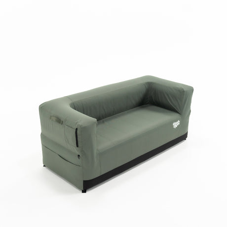Slouch Couch Inflatable Loveseat - Happy Camper Green
