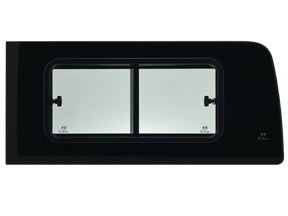VWD SL104-DS Double Sliding Van Window for Sprinter driver side rear quarter, product view