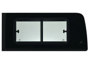 VWD SL104-DS Double Sliding Van Window for Sprinter driver side rear quarter, product view