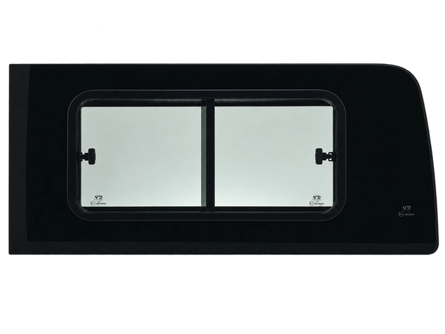 VWD SL104-DS Double Sliding Van Window for Sprinter driver side rear quarter, product view