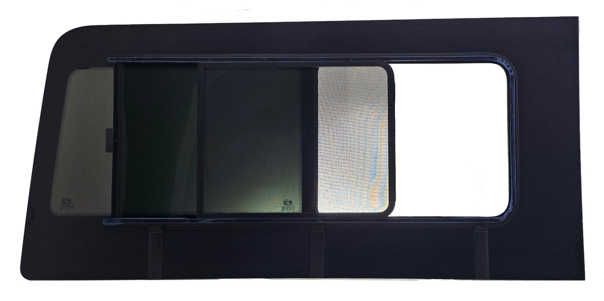 VWD 2007+ Mercedes Sprinter Driver Side Rear Quarter Slider Window (144") (Front Opening) (SL104-SE)
