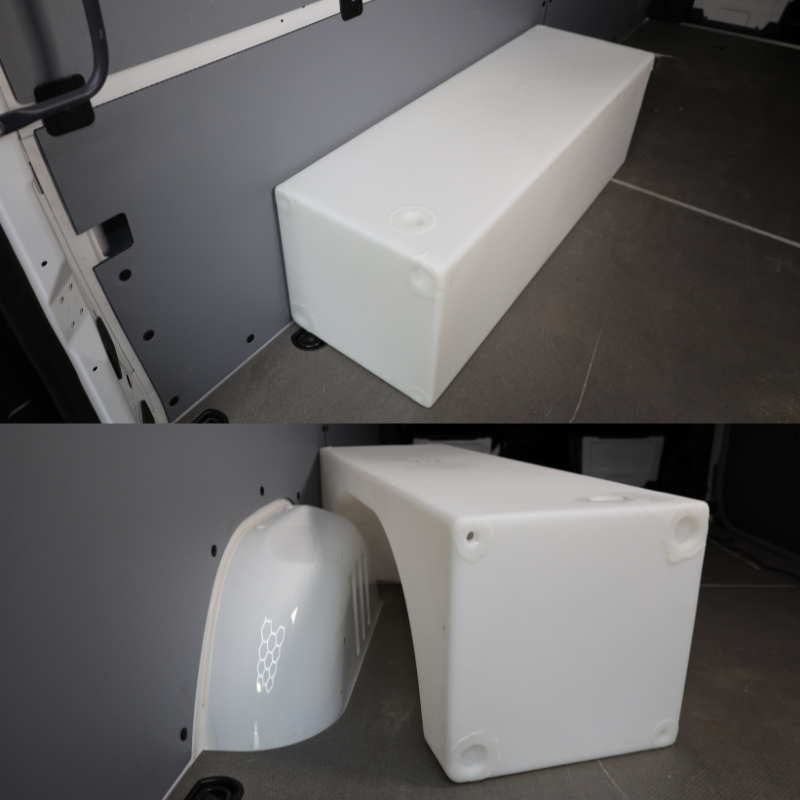 Northwest Conversions 36 Gallon Wheel Well Water Tank (Centered)