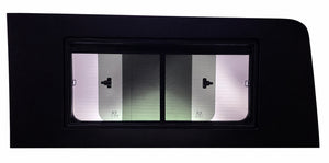 VWD 2007+ Mercedes Sprinter Passenger Side Rear Quarter Double Slider Window - 144" WB (SR104-DS)