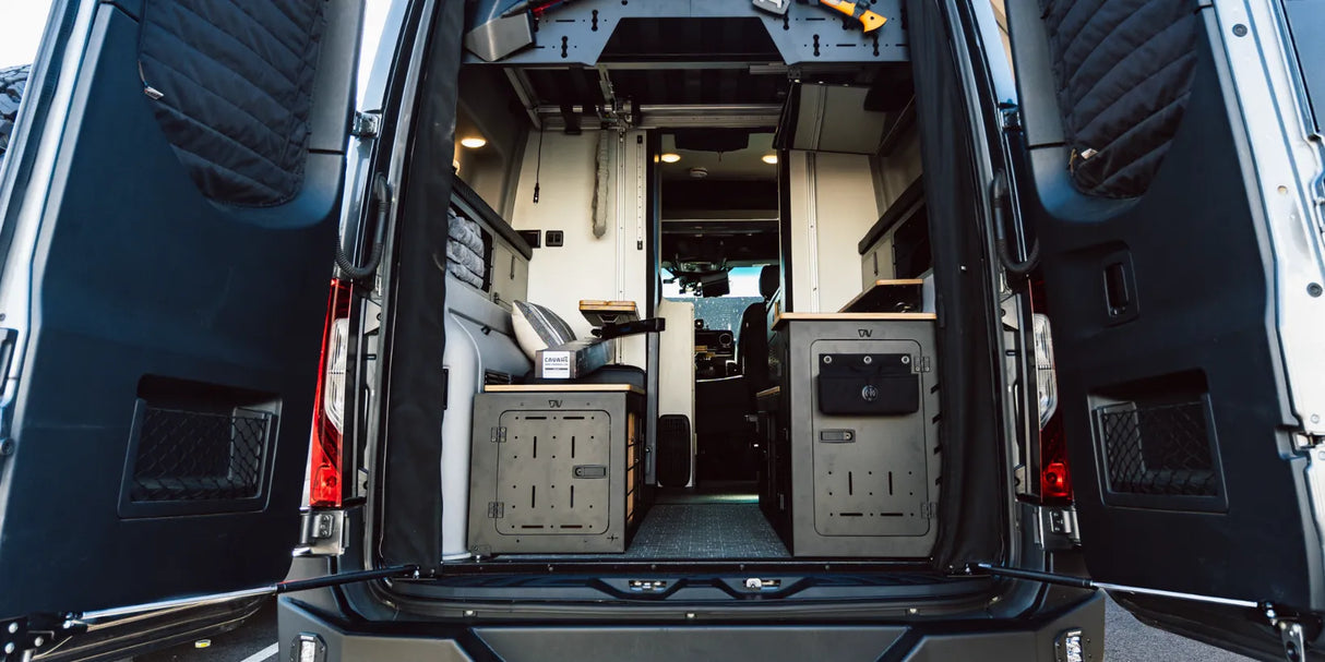 Canyon Adventure Vans STOP-STAY Door Safety System for Mercedes Sprinter (Patented)