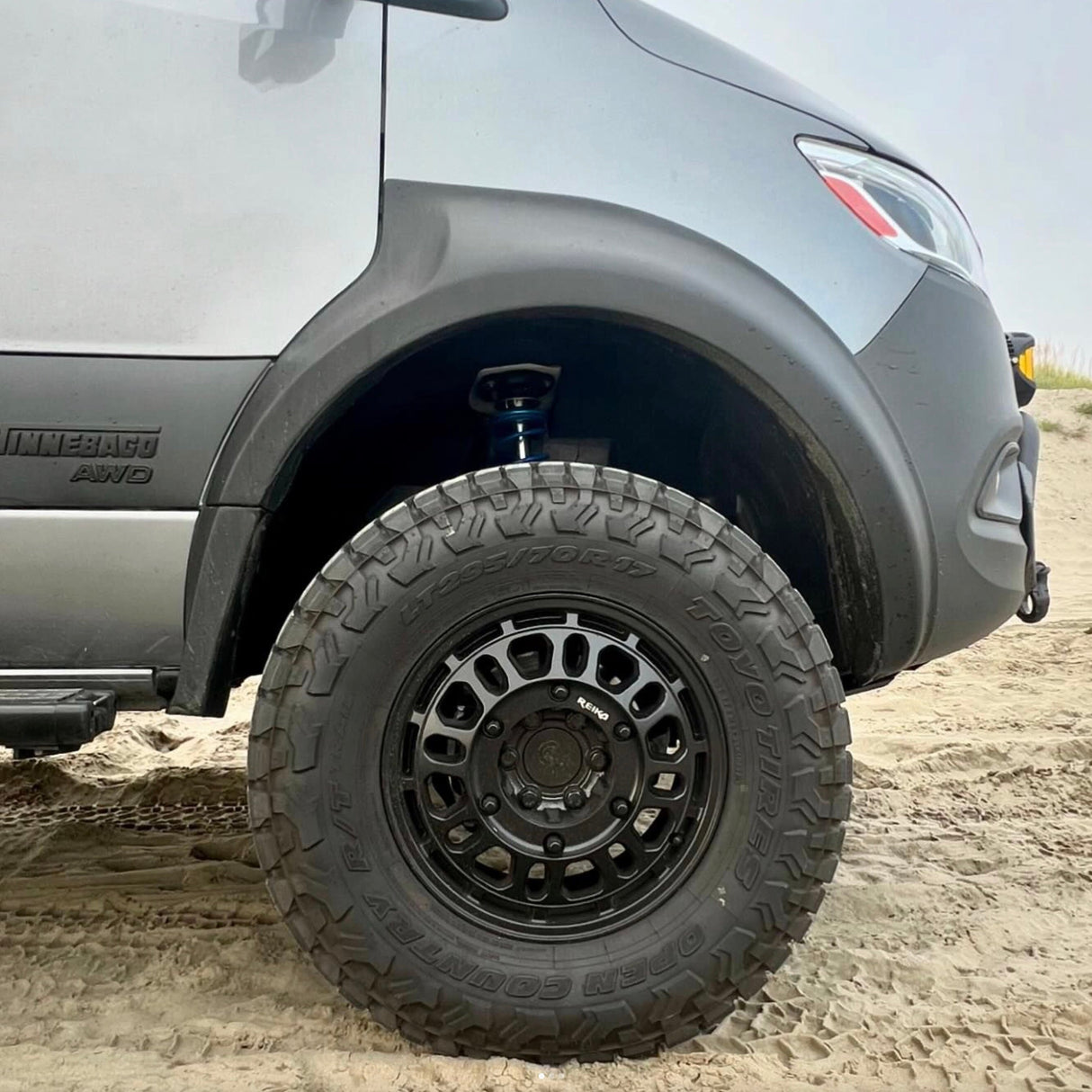 Terrawagen Desert Defender Fender Flares – Pointed Rear Design, Max Tire Clearance for Sprinter 2019–2024