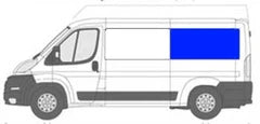 AM Auto Ram ProMaster Driver Side Rear Quarter Screened Half-Slider Window 136”WB (PB07-LS2M-HSS P)(PB07-L2M-HSS P)