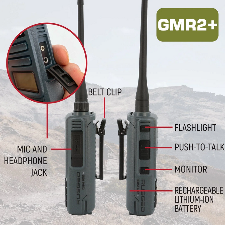 Rugged Radios GMRS/FRS Handheld Radios