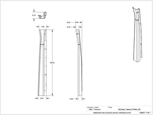 GoCode 2015+ Ford Transit D Pillar Trim Kit