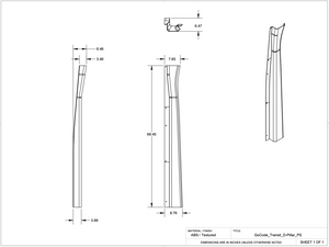 GoCode 2015+ Ford Transit D Pillar Trim Kit