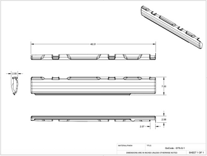 GoCode Mercedes Sprinter Slider Door Threshold Trim Kit