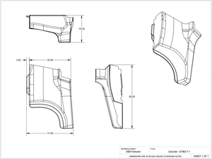 GoCode 2015+ Ford Transit B Pillar Driver Trim