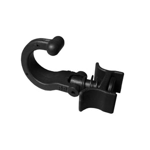 RB Components Heavy Duty Plastic L-Track Hook - 5 Pack