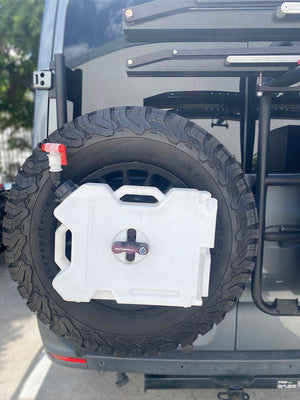 Aluminess 2019+ Mercedes Sprinter Driver Side Rear Door Tire/Box Carrier