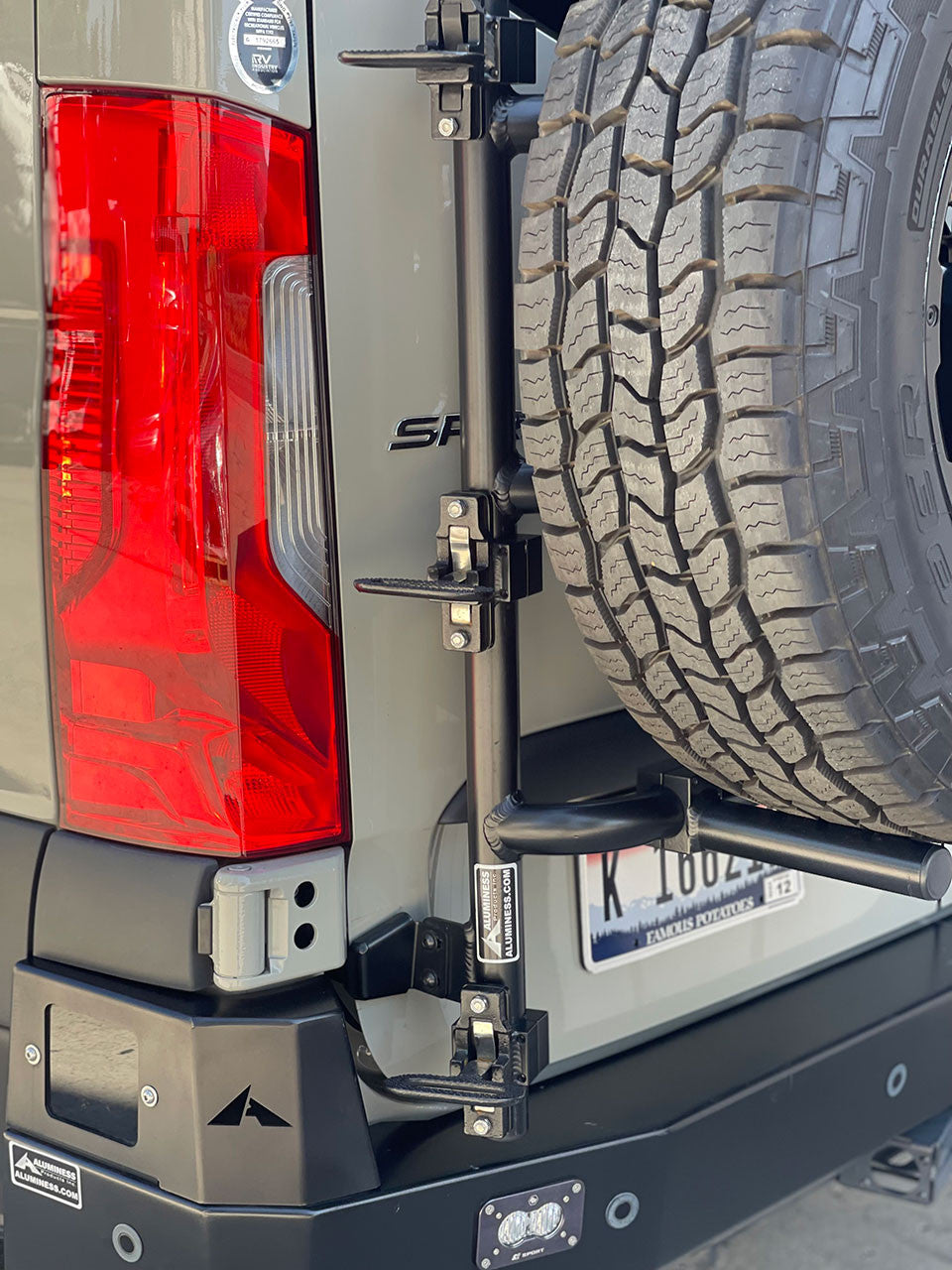 Aluminess 2019+ Mercedes Sprinter Rear Door Ladder (144