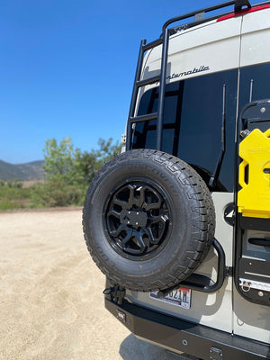 Aluminess 2019+ Mercedes Sprinter Rear Door Ladder (144"/170" High-Roof)