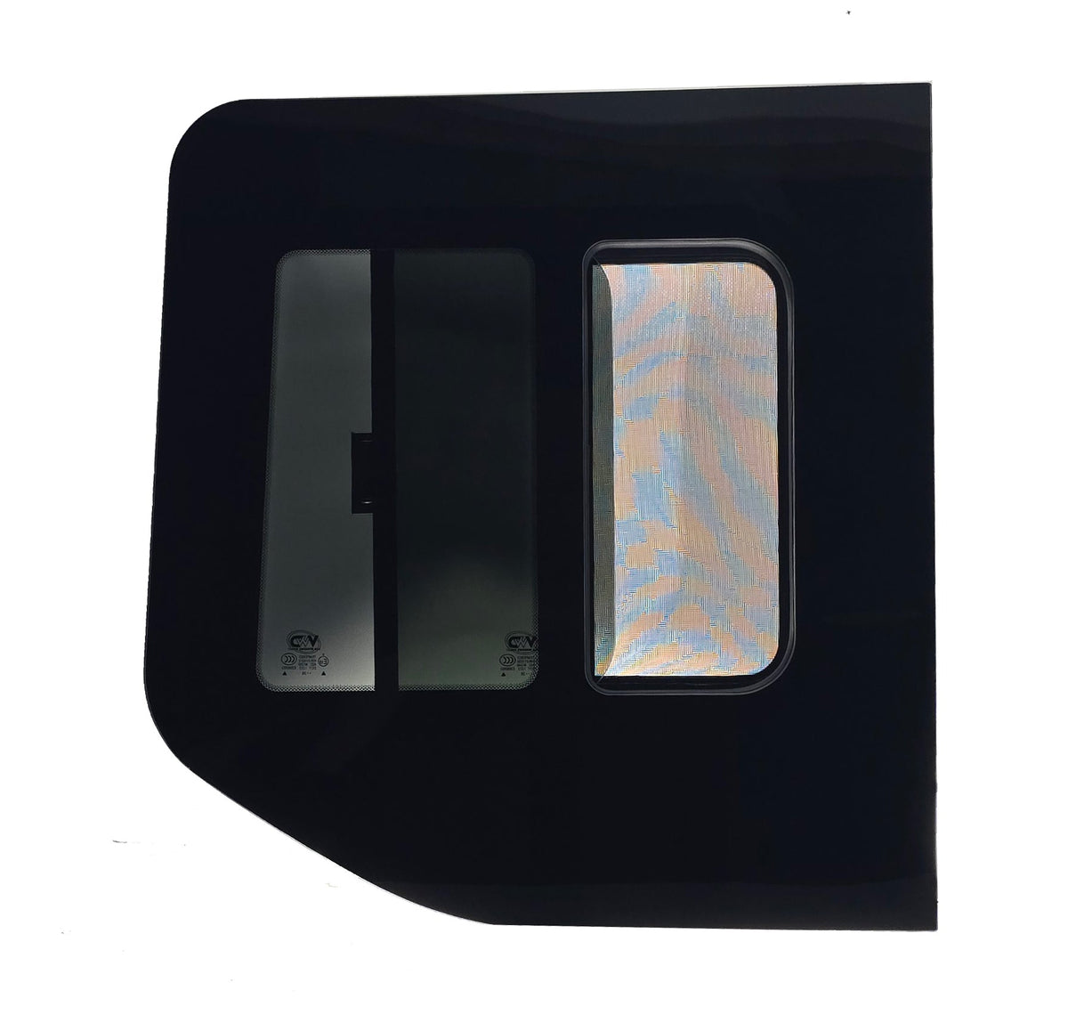 VWD 2015+ Ford Transit Driver Side Rear Quarter Slider Window - Medium / High Roof, 148" WB (TL204-SE)