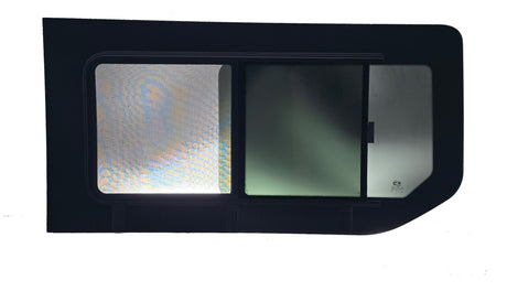 VWD 2015+ Ford Transit Passenger Side Rear Quarter Slider Window - Medium / High Roof, 148" EXT WB (TR203-SE)