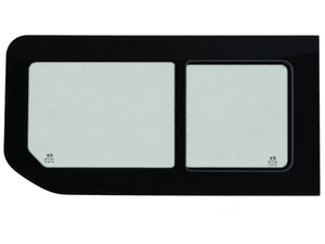 VWD 2015+ Ford Transit Passenger Side Rear Quarter Slider Window - Medium / High Roof, 148" EXT WB (TR203-SE)