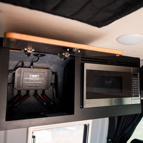 Canyon Adventure Vans Microwave Overhead Cabinet Kit – Revel '21-'24