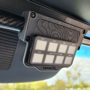 TERRA X SWITCH-PROS VISORDOK TUBE MOUNTING PLATE