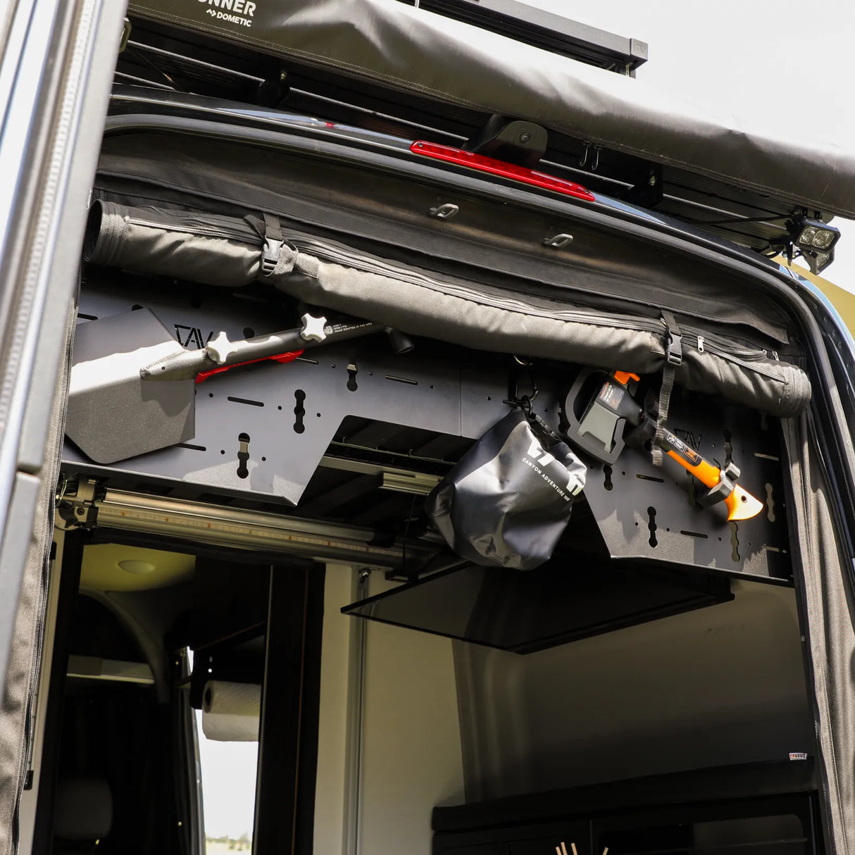 Canyon Adventure Vans Upper Gear Panel for '21 - '24 Revel