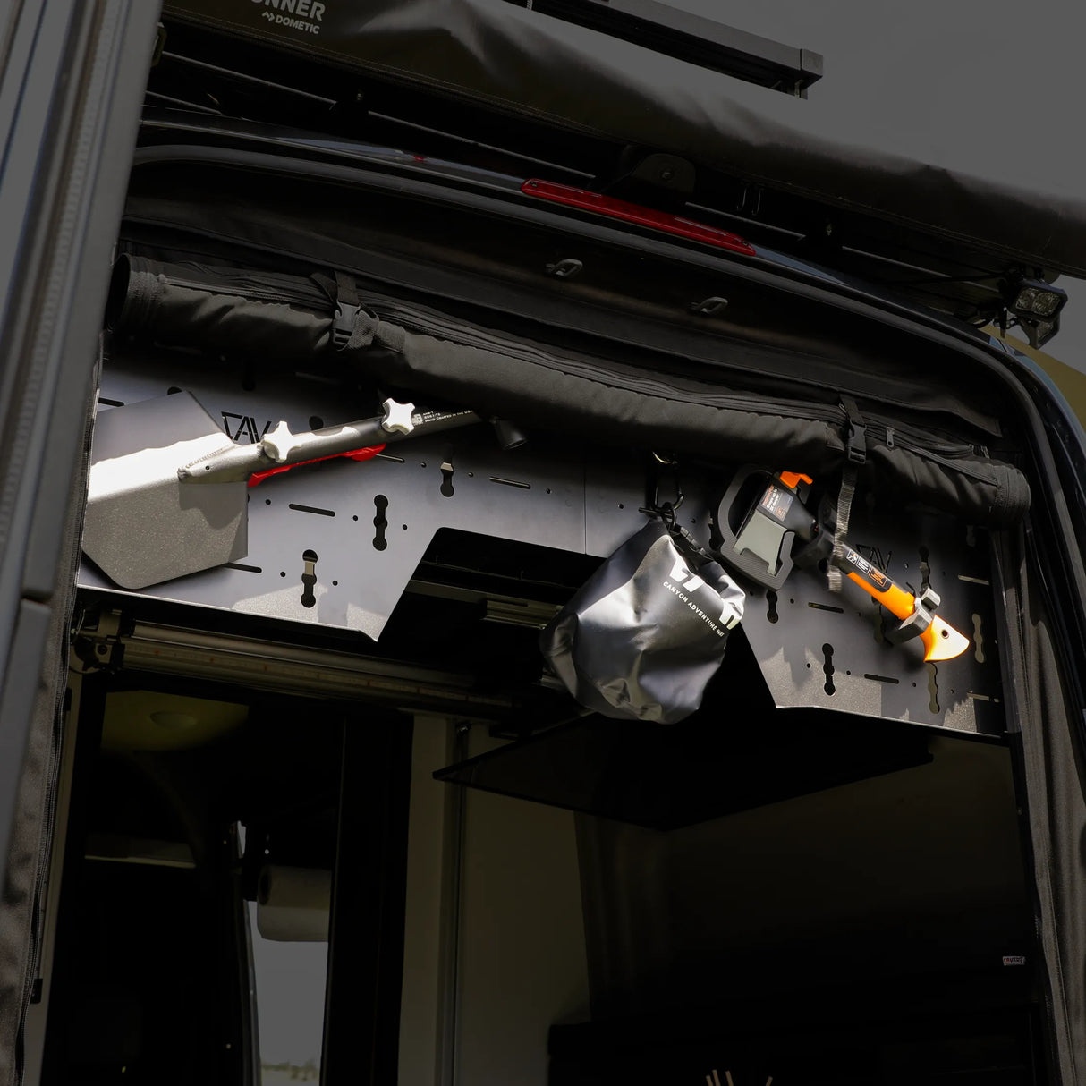 Canyon Adventure Vans Upper Gear Panel for '21 - '24 Revel