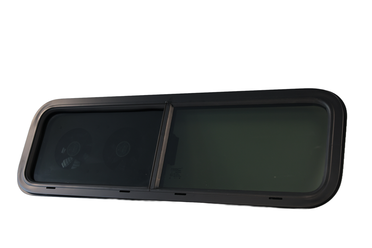 Tec Vanlife VW1033 Dual-Fan Half Slider Bunk Window