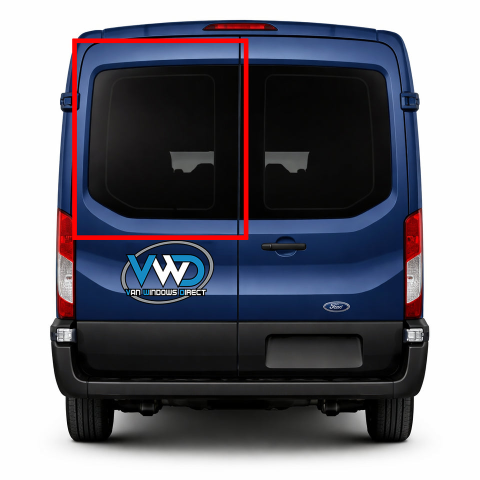 VWD 2015+ Ford Transit Driver Side Rear Cargo Door Fixed Window - Medium / High Roof (TL215-F)