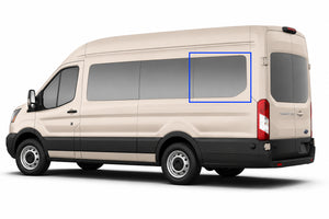 VWD Ford Transit Van Fixed Window Medium / High Roof 2015+ Driver Side Rear Quarter 148" EXT WB (TL203-F)-2