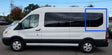 VWD Ford Transit Van Fixed Window Medium / High Roof 2015+ Driver Side Rear Quarter 148"WB (TL204-F)-1