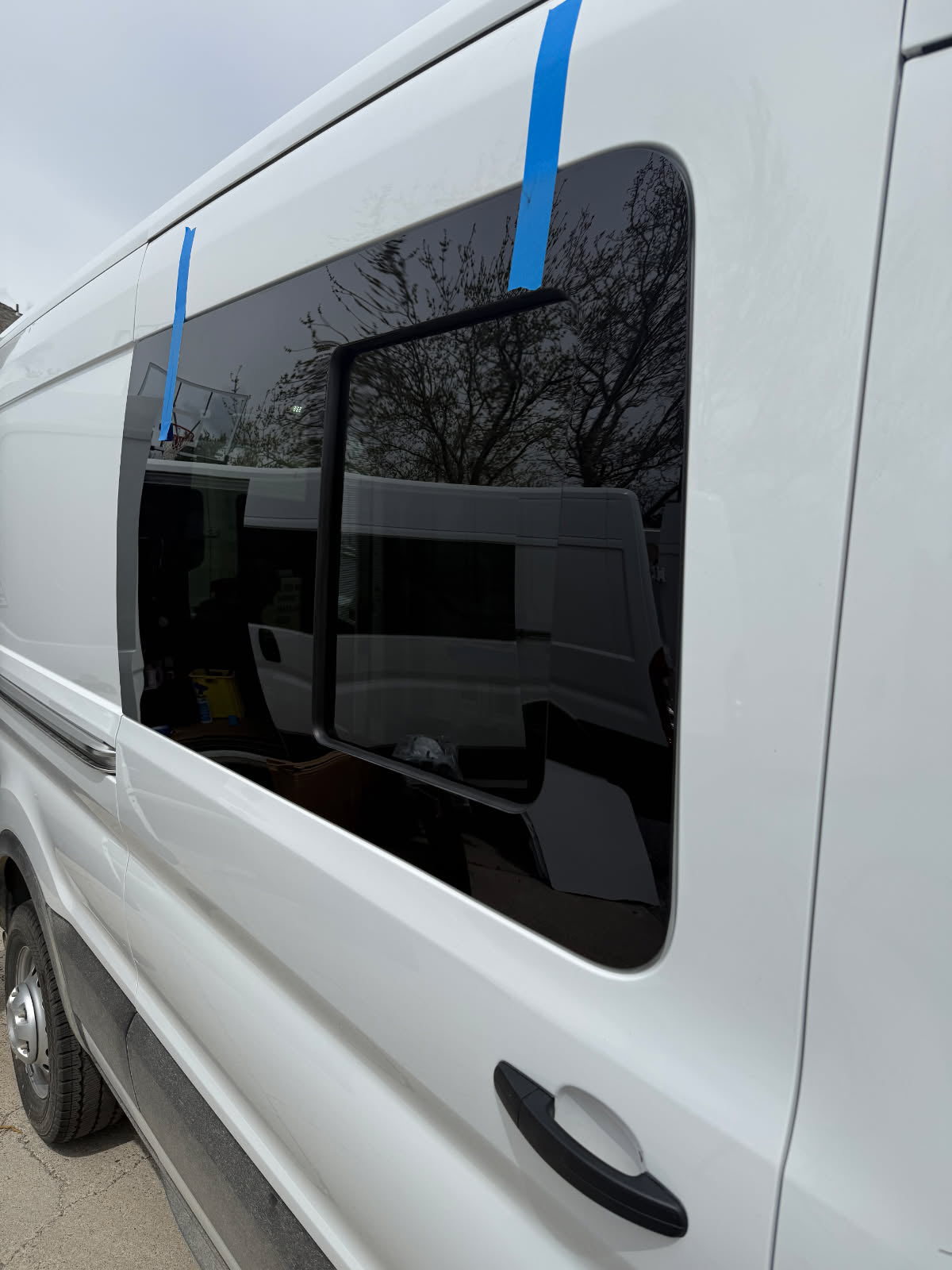 VWD Ford Transit Van Slider Window Medium / High Roof 2015+ Passenger Side Sliding Door (TR201-SE)-8