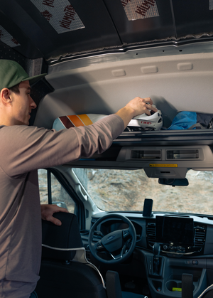 VanEssential Ford Transit Headliner Shelf