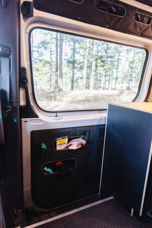 VanEssential Mercedes Sprinter Lower Sliding Door Storage Panel