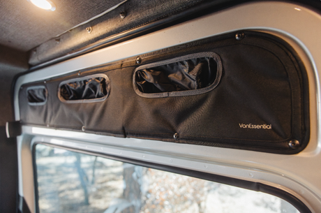 VanEssential Mercedes Sprinter Upper Sliding Door Storage Panel