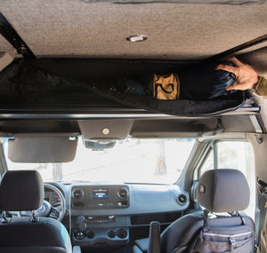 VanEssential Mercedes Sprinter Headliner Shelf Cover