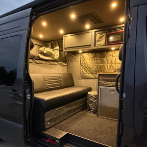 RB Components 2007+ Mercedes Sprinter Van Overhead Cabinet, 16"H x 14"D x 18"W