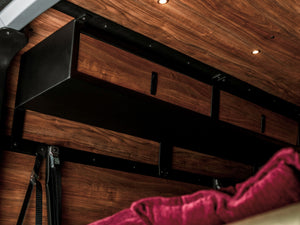 Virtus Vans 20 in. Upper Cubby - 2007+ Mercedes Sprinter Van Overhead Storage