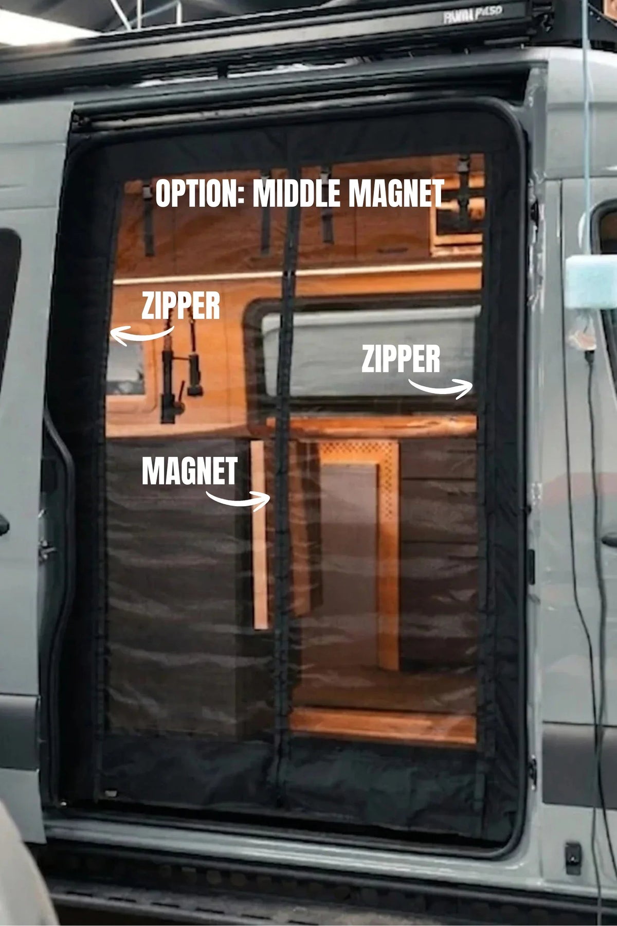 Sandy Vans 2007+ Mercedes Sprinter Van Slider Door Bug Screen