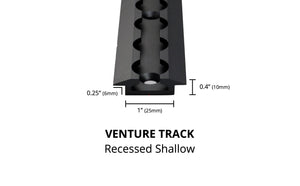 VanEssential Recessed Shallow Venture L-Track (2 Pack)