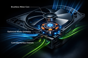 ProBreeze Vent System Brushless Roof Fan