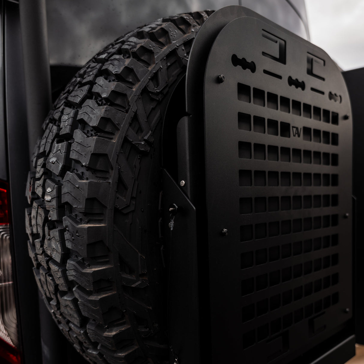 Canyon Adventure Vans Canyon Tire Carrier Drop Table
