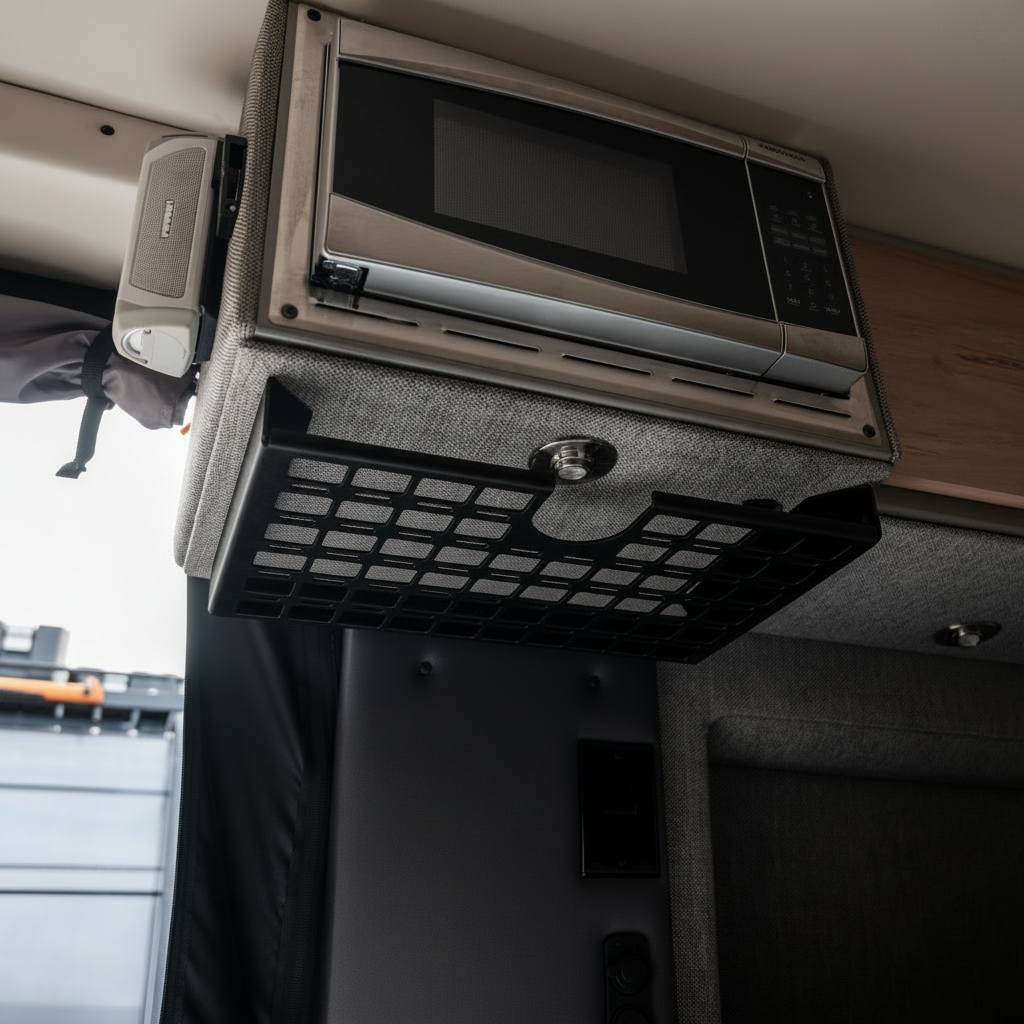 Canyon Adventure Vans Storyteller Undercabinet Shelf - Passenger Side