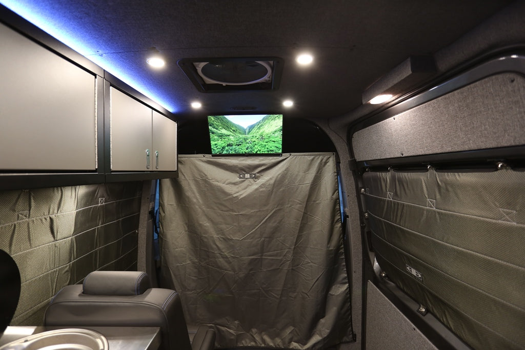 RB Components Headliner Shelf Fabric Snap on Privacy Cover