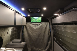 RB Components Headliner Shelf Fabric Snap on Privacy Cover