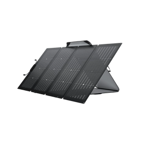 EcoFlow 220W Portable Solar Panel (Angle-Right) - Campervan HQ
