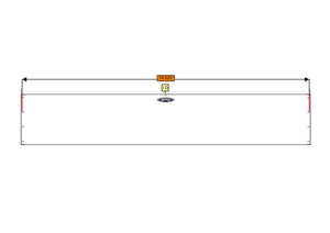 RB Components Sofa Storage Box, 76", Deep