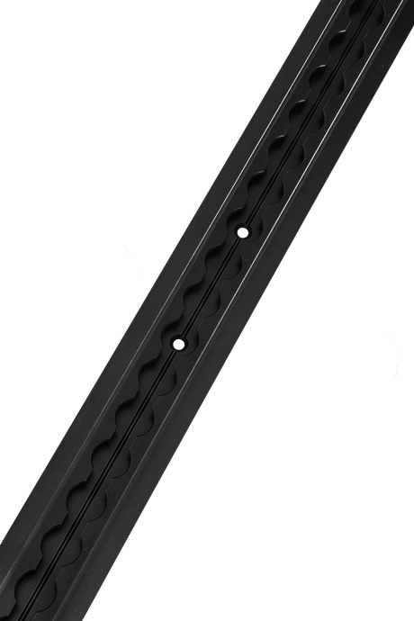 Tec Vanlife Flanged L Track "BEEFY" - Anodized Matte Black