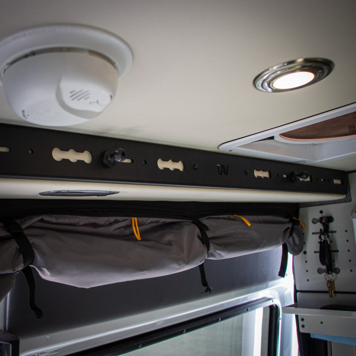 Canyon Adventure Vans L-Track PRO for Overhead Sliding Door for Storyteller Overland Mode