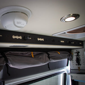 Canyon Adventure Vans L-Track PRO for Overhead Sliding Door for Storyteller Overland Mode